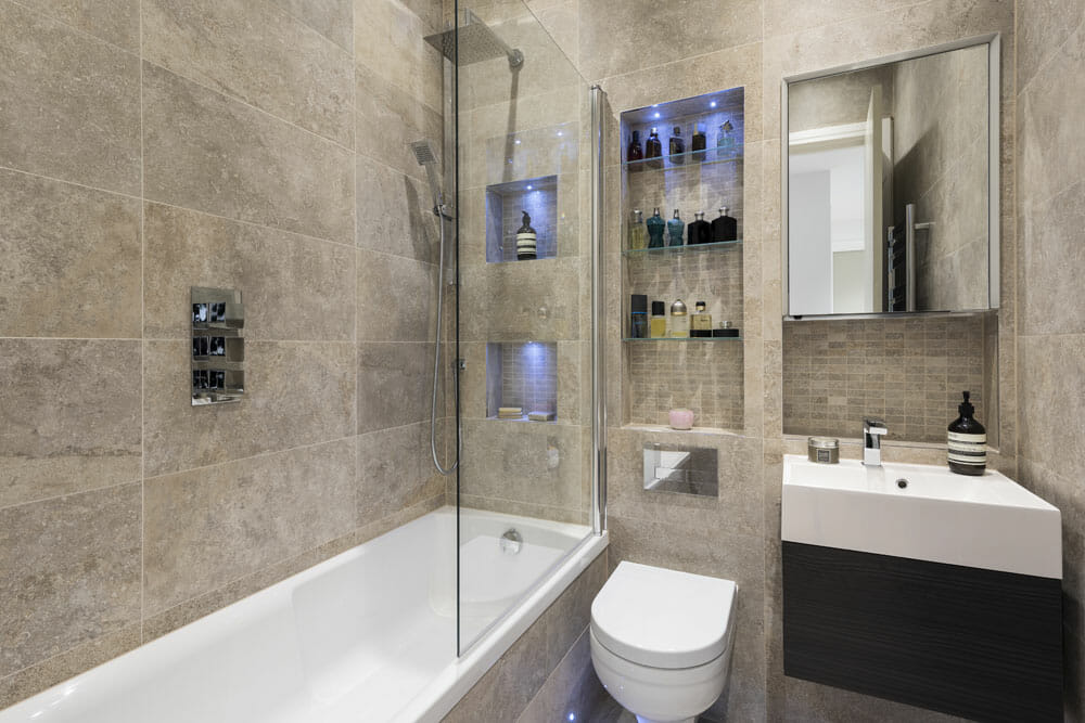 5 Small Bathroom Shower Design Ideas The London Bath Co - Bathroom Designs With Shower And Bath
